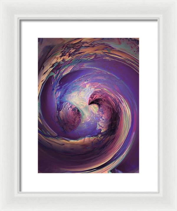 Advent of the Horizon Time to Travel - Framed Print