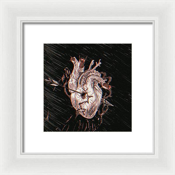 Cupid's victims - Framed Print