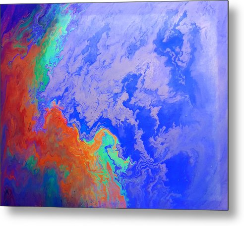 The World on Fire - Metal Print