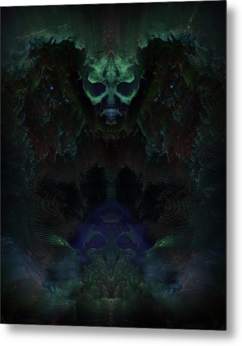 Trapped in My Head - Metal Print